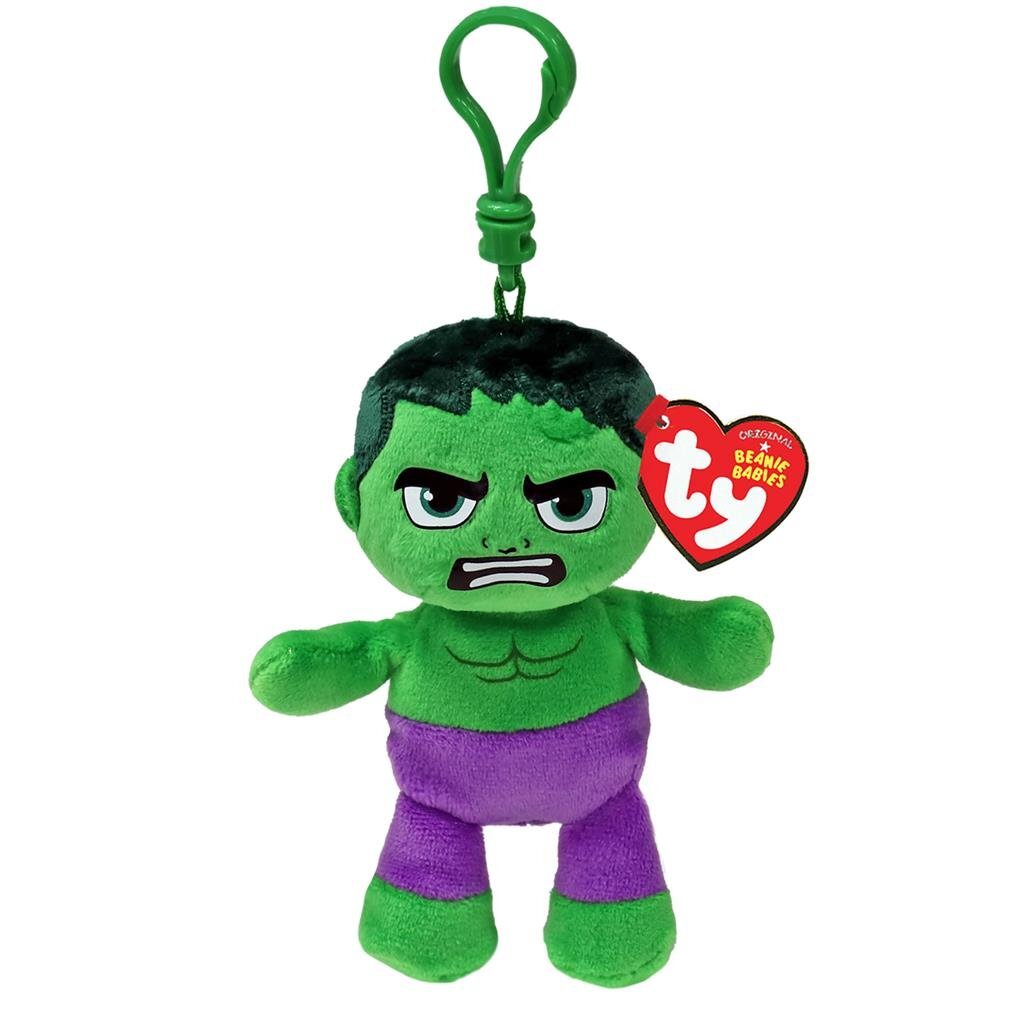 Ty Ty Beanie Babies Clip HULK 12 cm