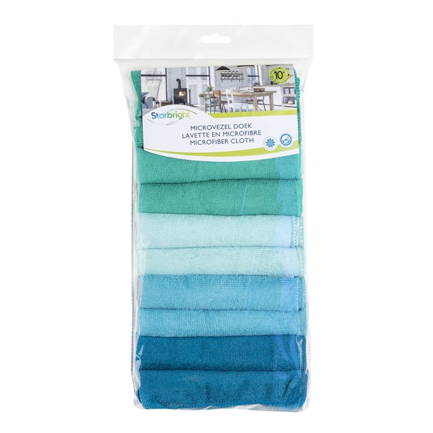 Chiffons en microfibre Starbright 10 pièces