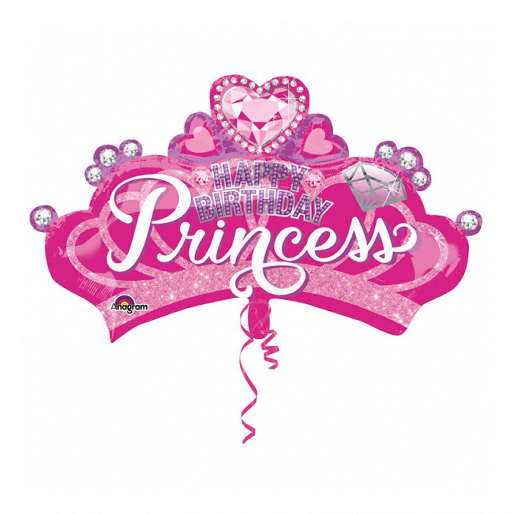 Anagram anagram foil ballonne princesses 81x48 cm