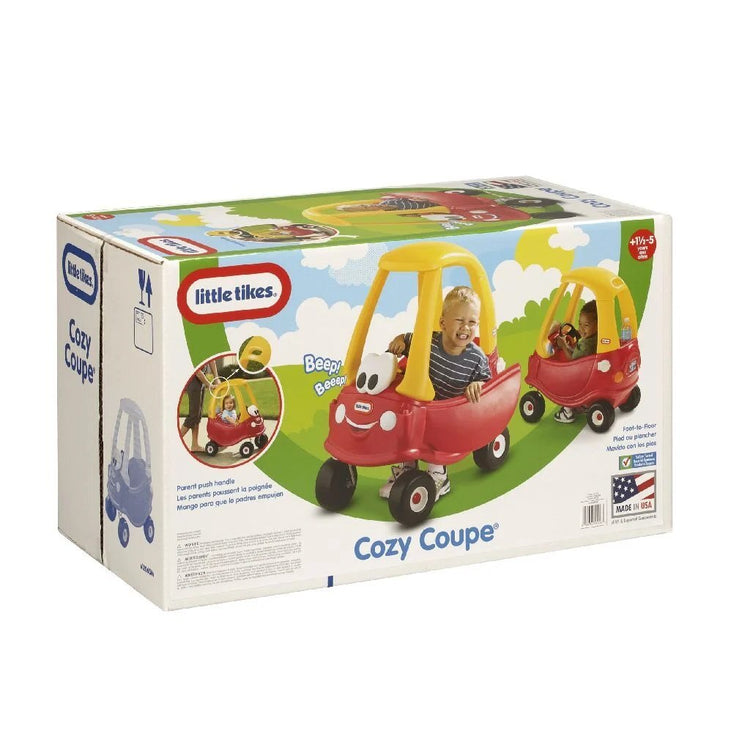 Little Tikes Cozy Coupé Walking Car 44x72x84 cm Red jaune