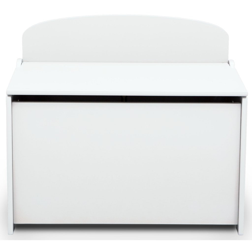 Delta Children Children TB83460GN-130GN-130 Boîte de rangement en bois avec dossier blanc