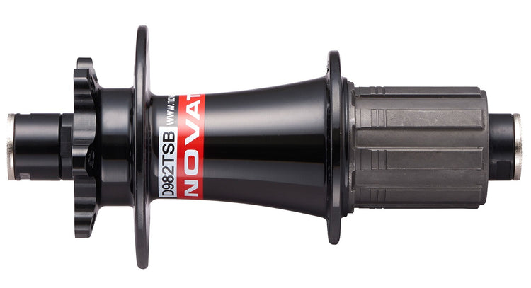 Cassette Novatec D982T-SSB After Hub 32G Disc 12 mm essieu 8-11 Black Black