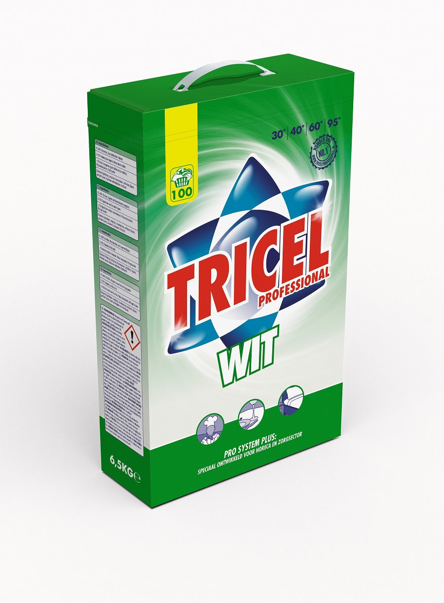 Tricel psp lessive en poudre blanche 65kg