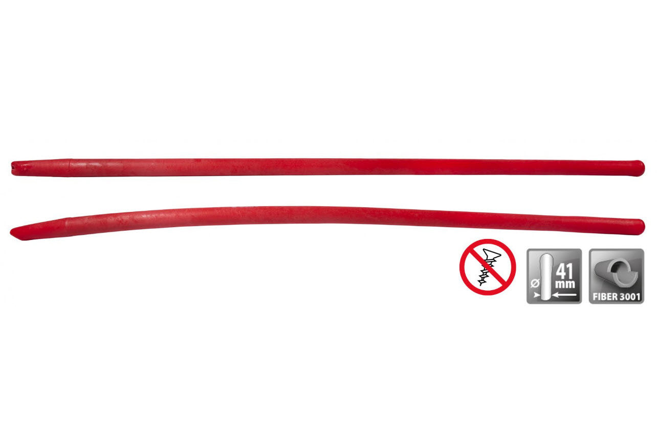 Manche de pelle en fibre de verre Mm eurotool courbé 130cm
