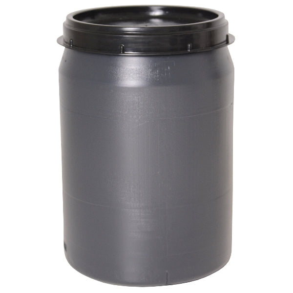 Fût d'alimentation de produits mm avec couvercle à vis monobloc 40 litres
