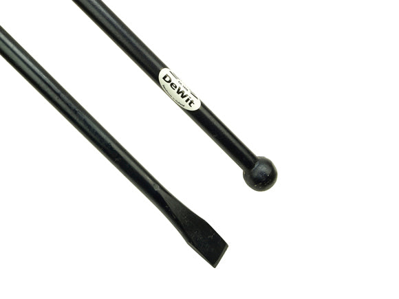 Le fer à poinçonner blanc 1600x28mm bouton et burin dewhite