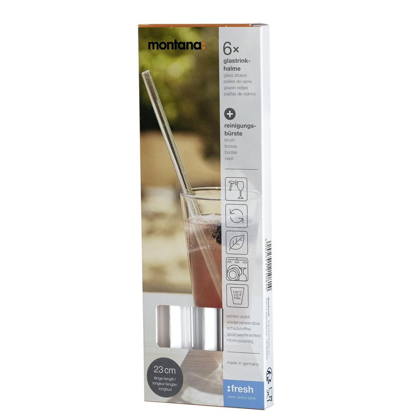 Montana pailles verre + brosse 23cm