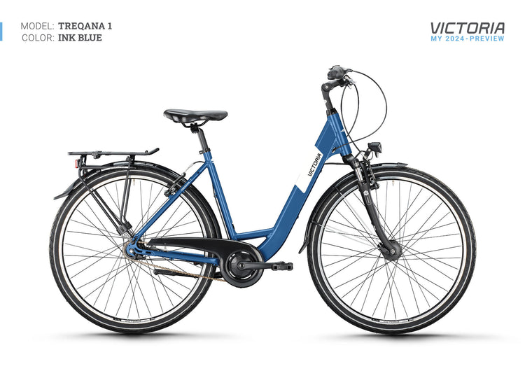 Vélo de trekking Victoria treqana 1 mod. 24 vélos vict.treqana 1 28 55 wave 7sp encre bleu