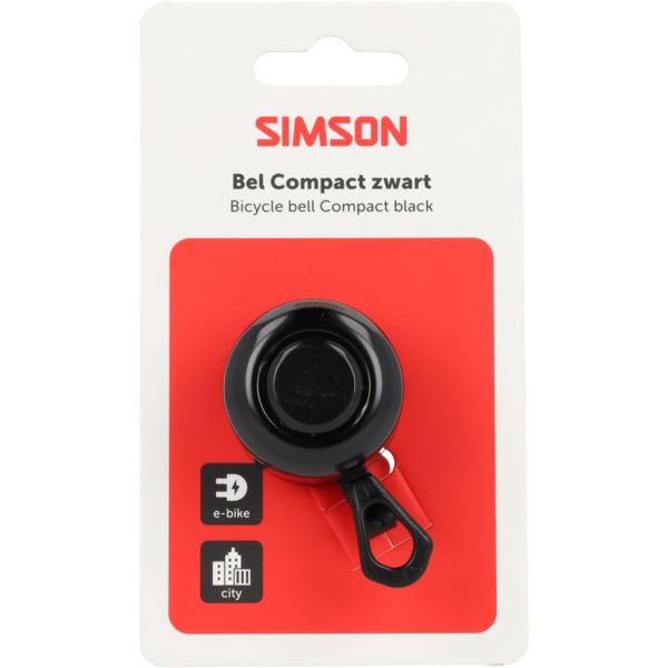 Simson cloche compacte noir