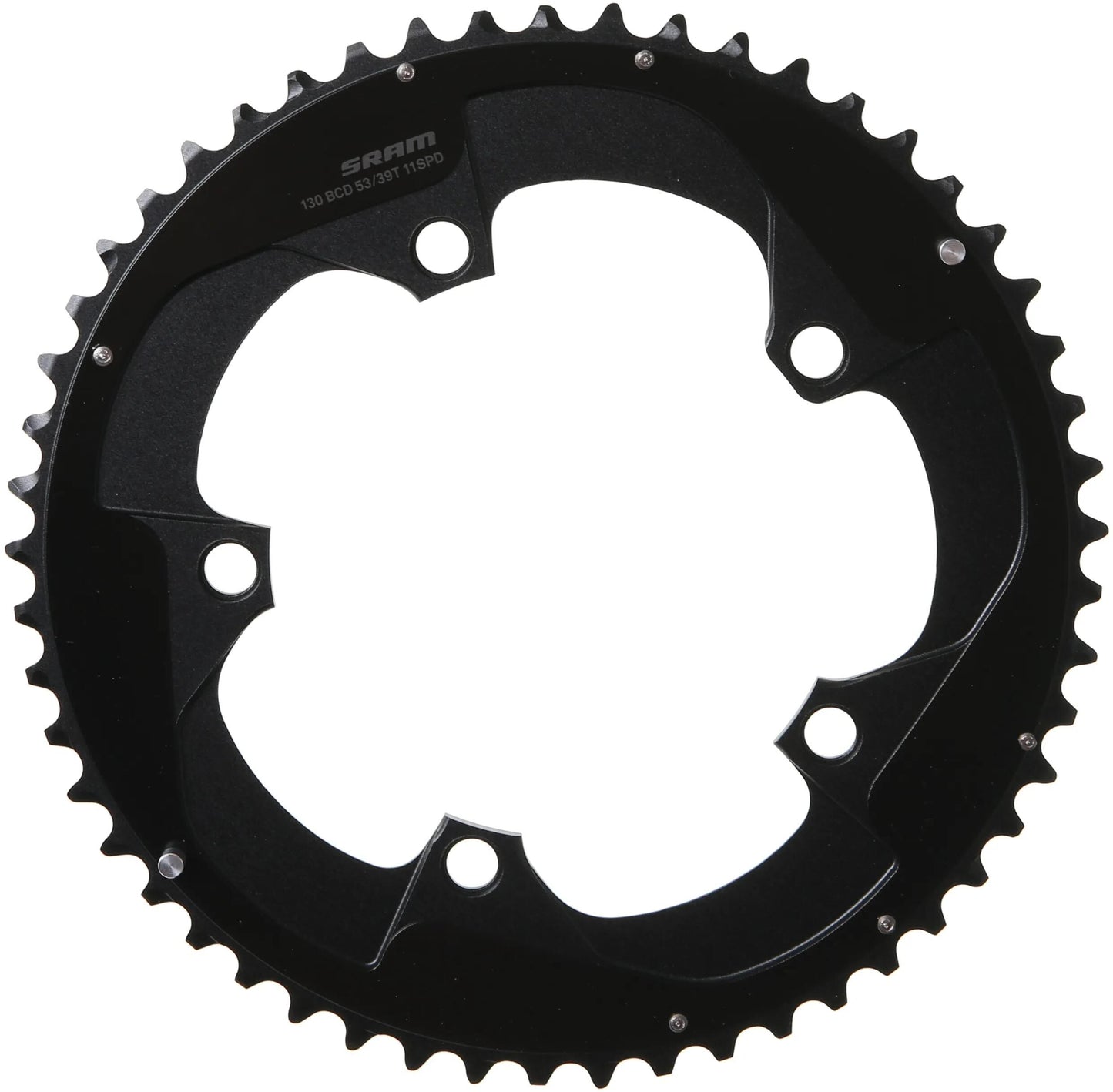 Sram Chain Ring Roaddoub. 53t Alu f. Noir