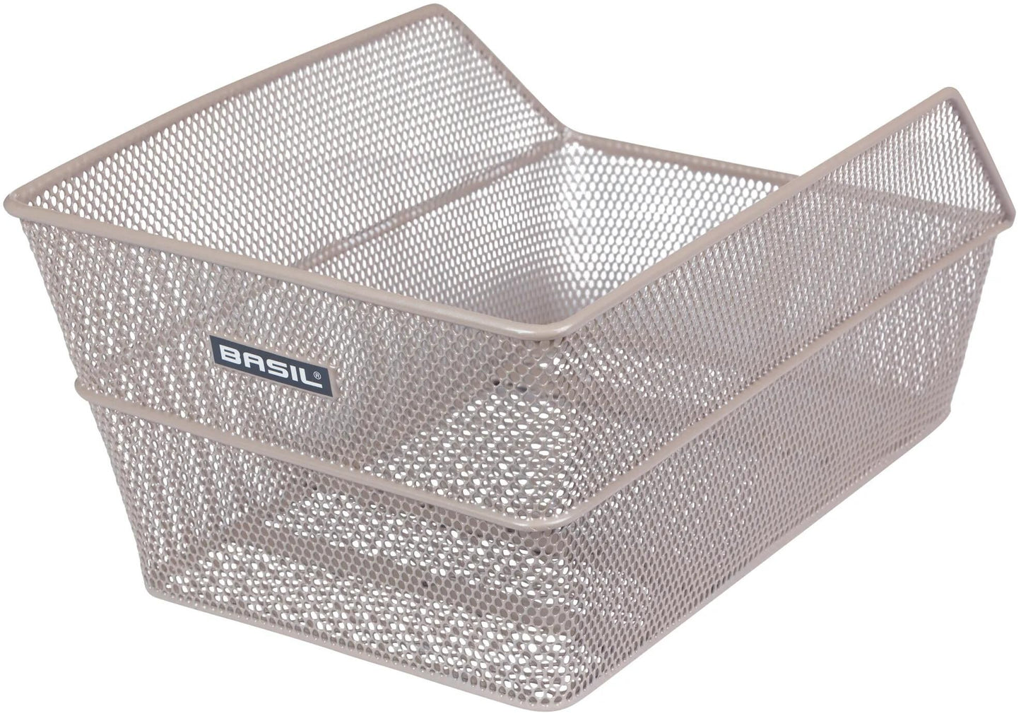 Panier de vélo de basilic Cento Basket arrière 24 x 38,5 x 11 cm Nude Metallique