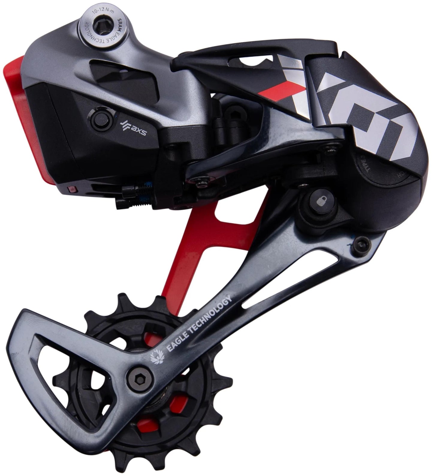 Déraille arrière SRAM. X01 Eagle Axs 52T rouge