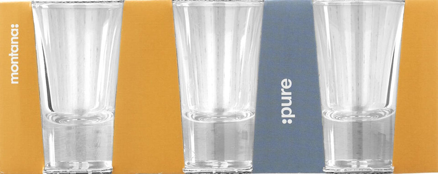Montana verre à shot pur 3 pièces 40ml