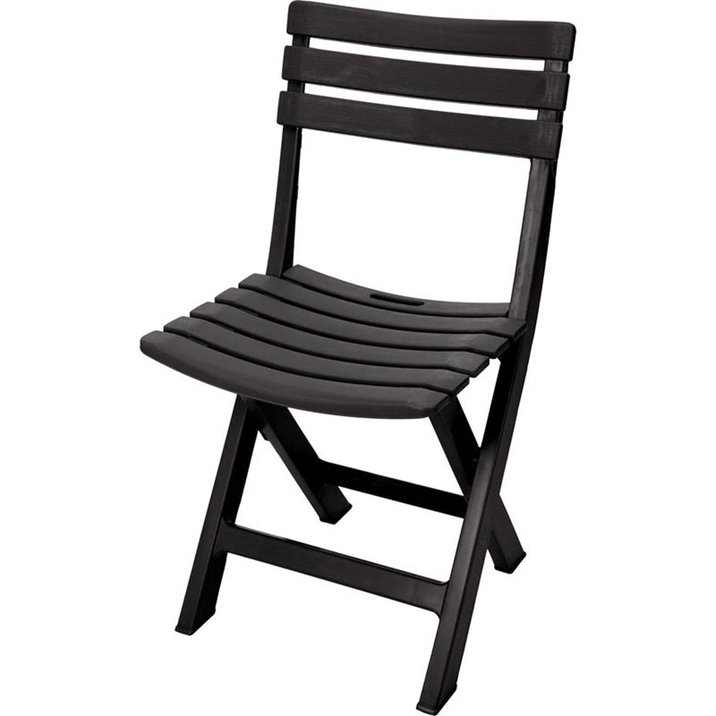Chaise pliante de jardin Pro Komodo plastique anthracite