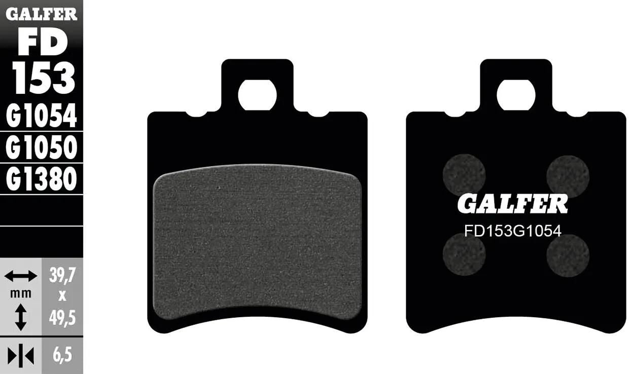 Galfer plaquettes de frein fd153 plaquette de frein fd153 g1054 organique