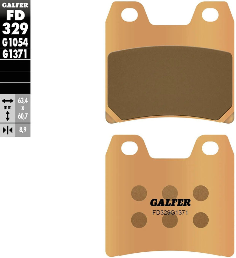 Galfer plaquettes de frein fd329 plaquette de frein fd329 g1371 sint.metal street