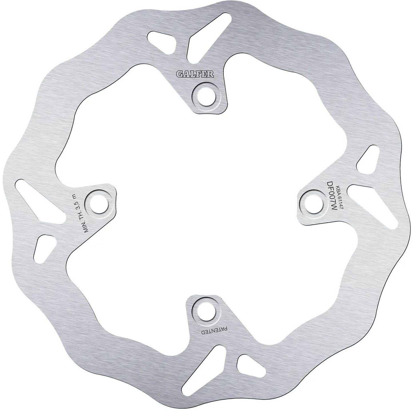 Disque de frein Galfer wave df007 rotor df007 type w rigide