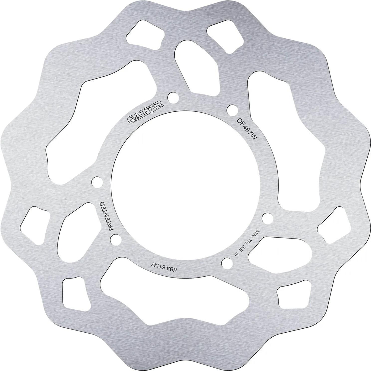 Disque de frein Galfer wave df467 rotor df467 type w rigide