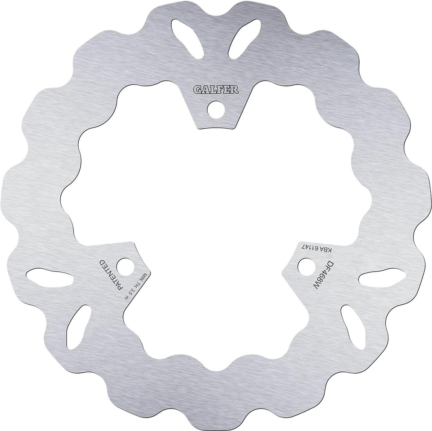 Disque de frein Galfer wave df468 rotors de frein starr r90r