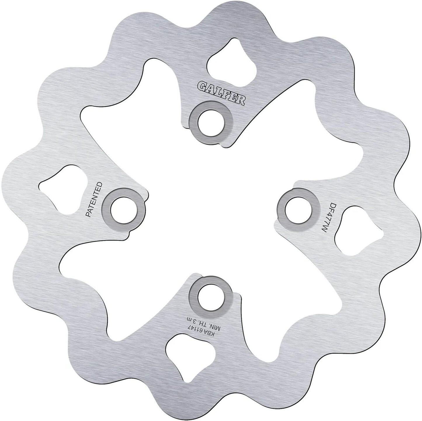 Disque de frein Galfer wave df477 rotor df477 type w rigide