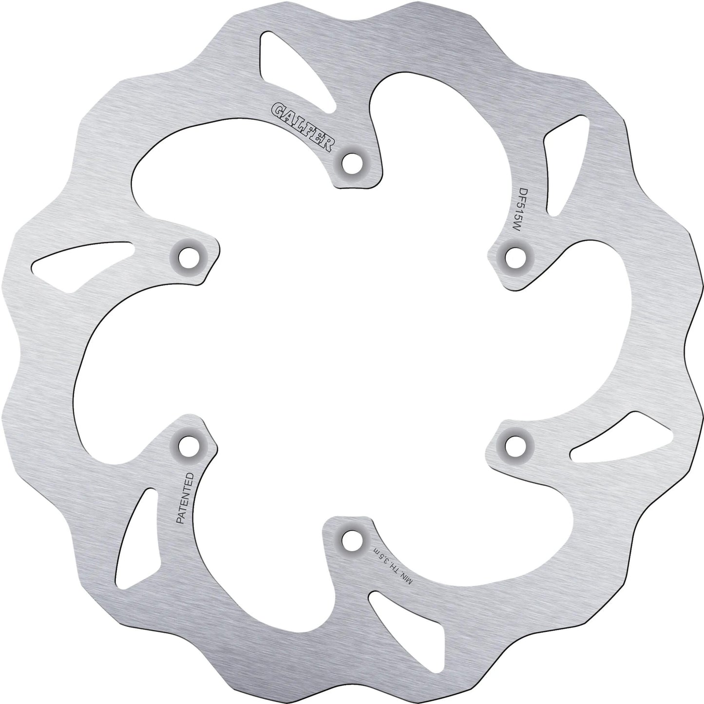 Galfer disque de frein de golf df515 rotor ondulé df515 w tout-terrain rigide