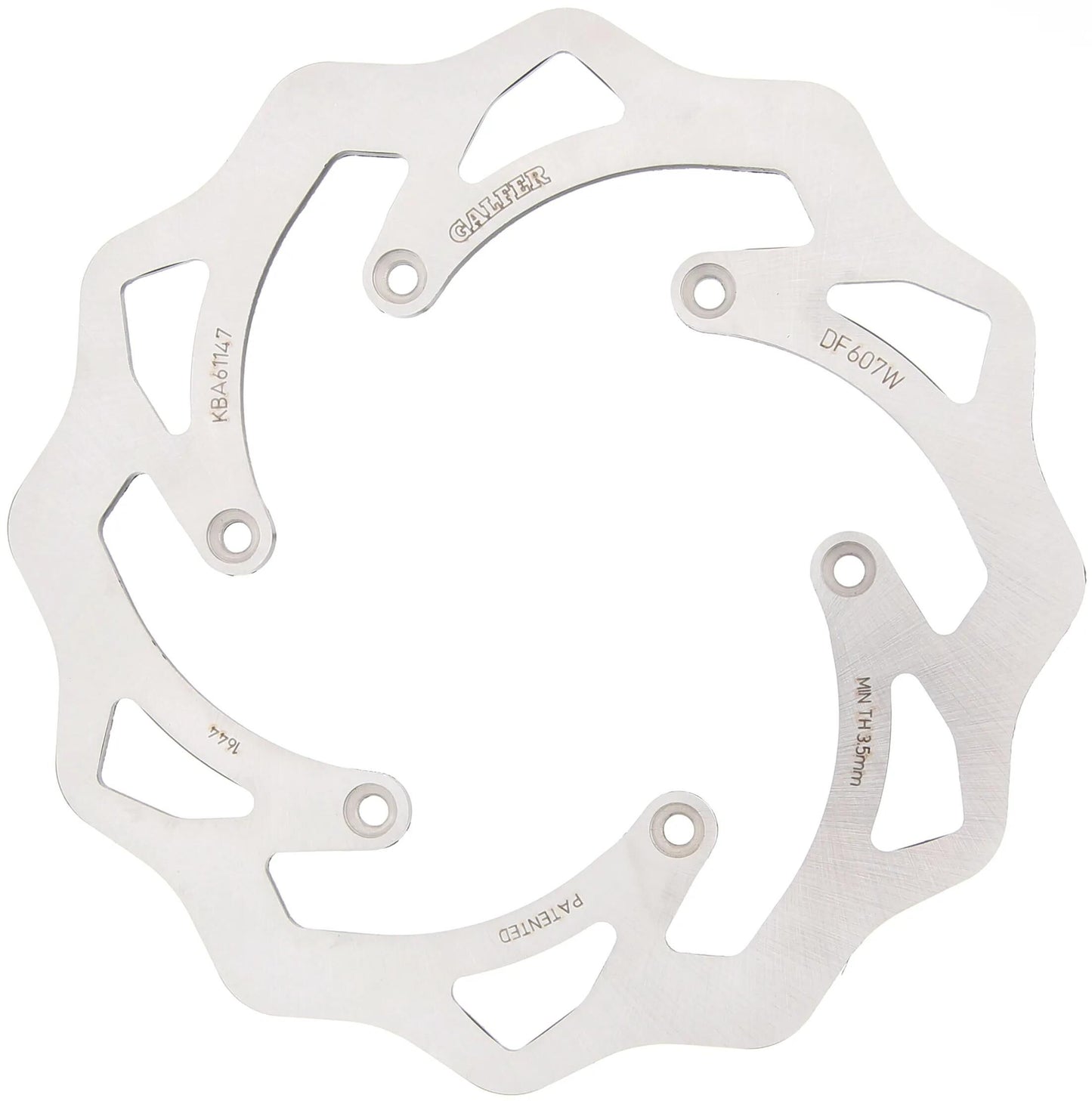 Disque de frein Galfer wave df607 rotor df607 type w tout-terrain rigide