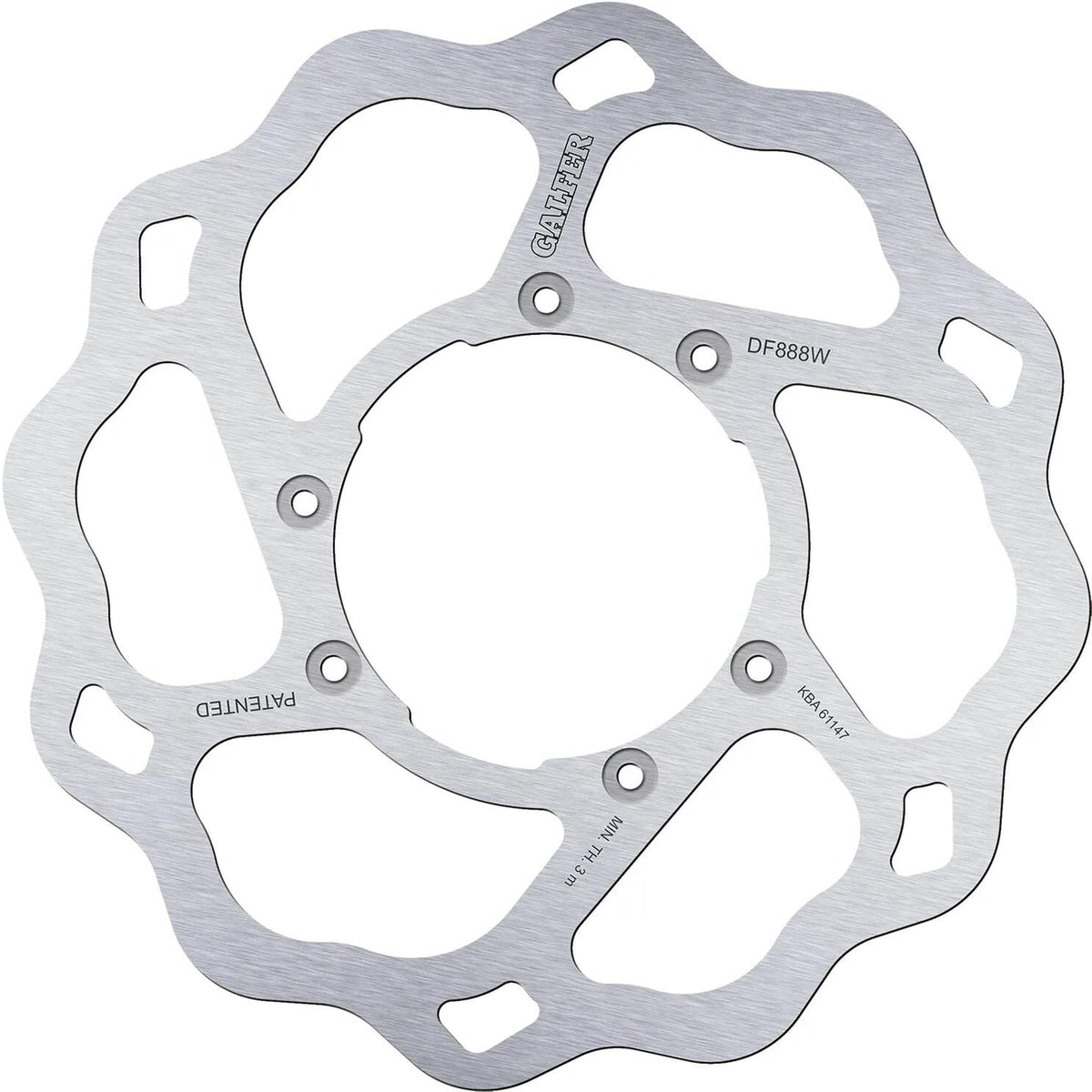 Galfer wave disque de frein df888 rotor df888 type w rigide