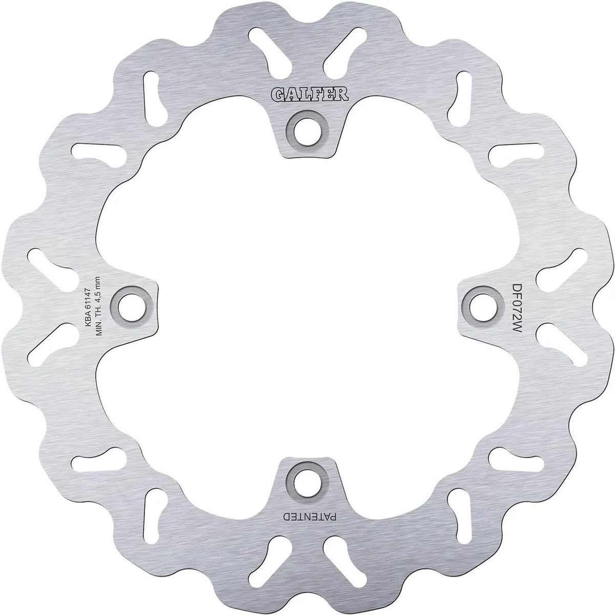 Galfer wave disque de frein df072 rotor df072 type w rigide
