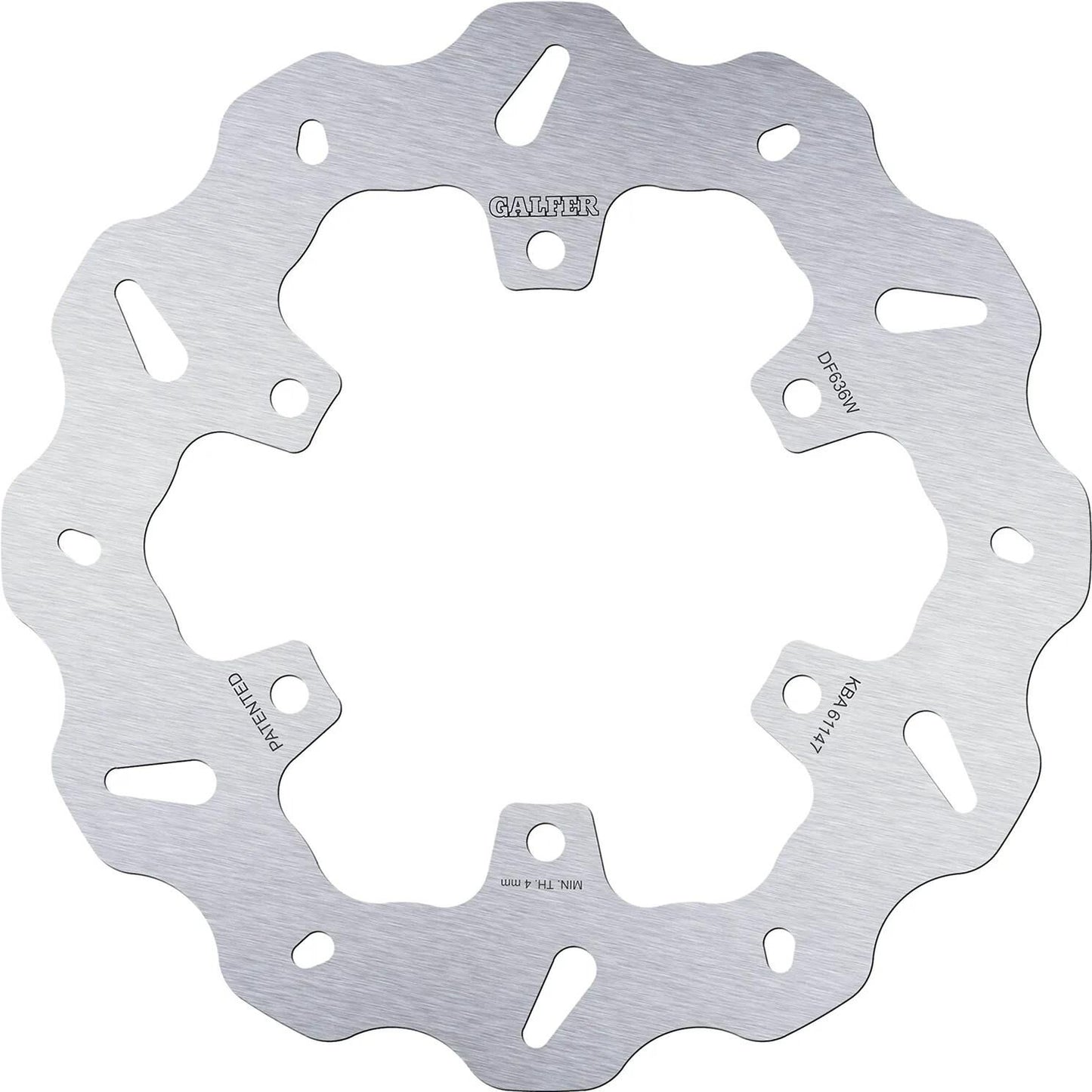Disque de frein Galfer wave df636 rotor df636 type w rigide
