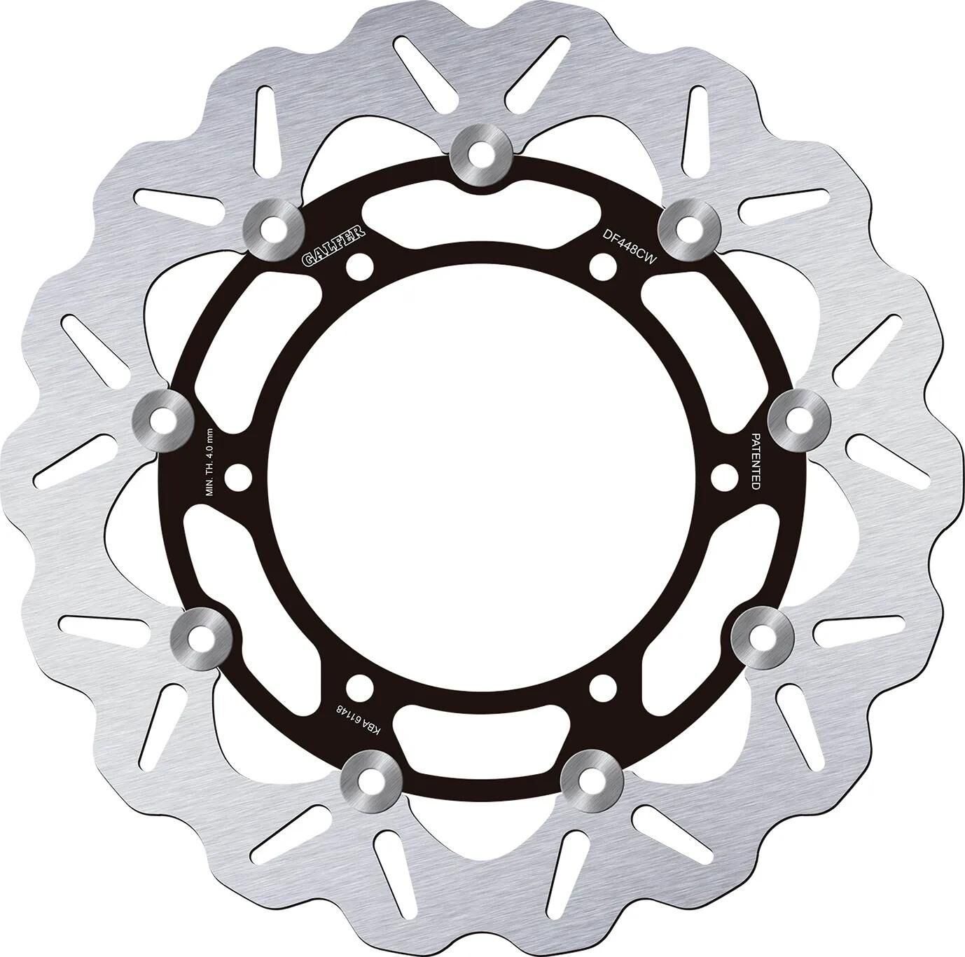 Disque de frein Galfer wave df448 rotor df448 type cw flottant