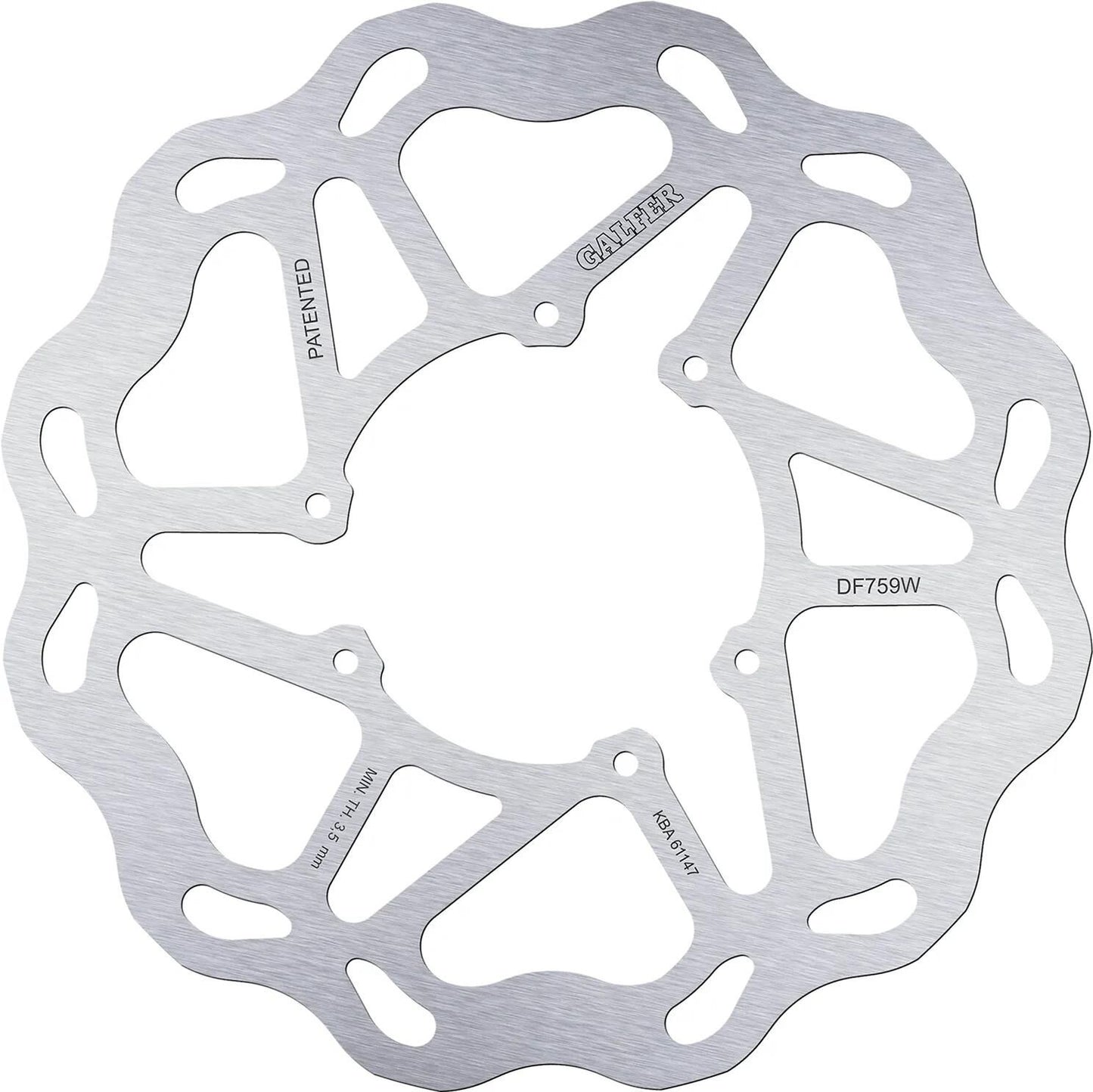 Galfer wave disque de frein df759 rotor df759 type w rigide