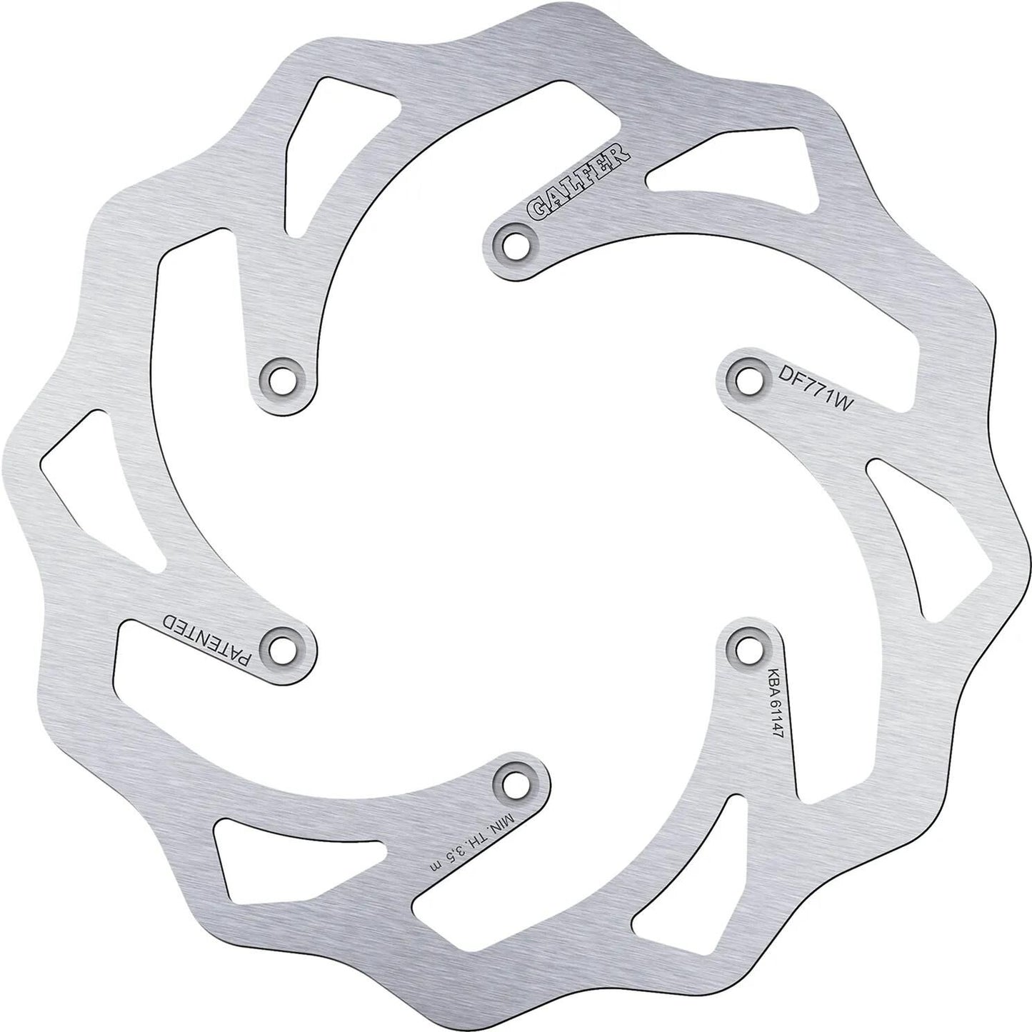 Galfer wave disque de frein df771 rotor df771 type w rigide