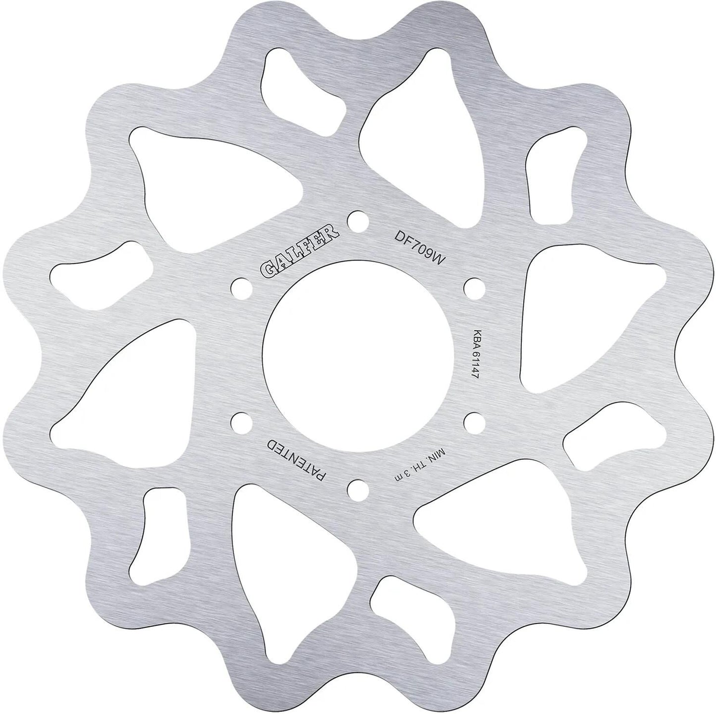 Galfer disque de frein de golf df709 rotor df709 type w rigide