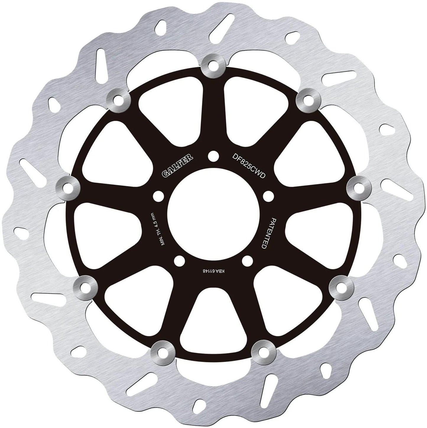 Galfer disque de frein de golf df825 rotor df825 type cw flottant droit