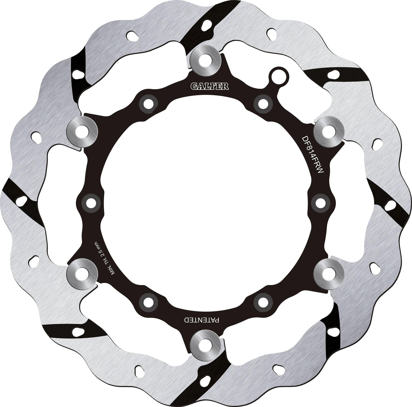 Disque de frein Galfer DF814 rotor DF814 type avec flotteur tout-terrain. gr.