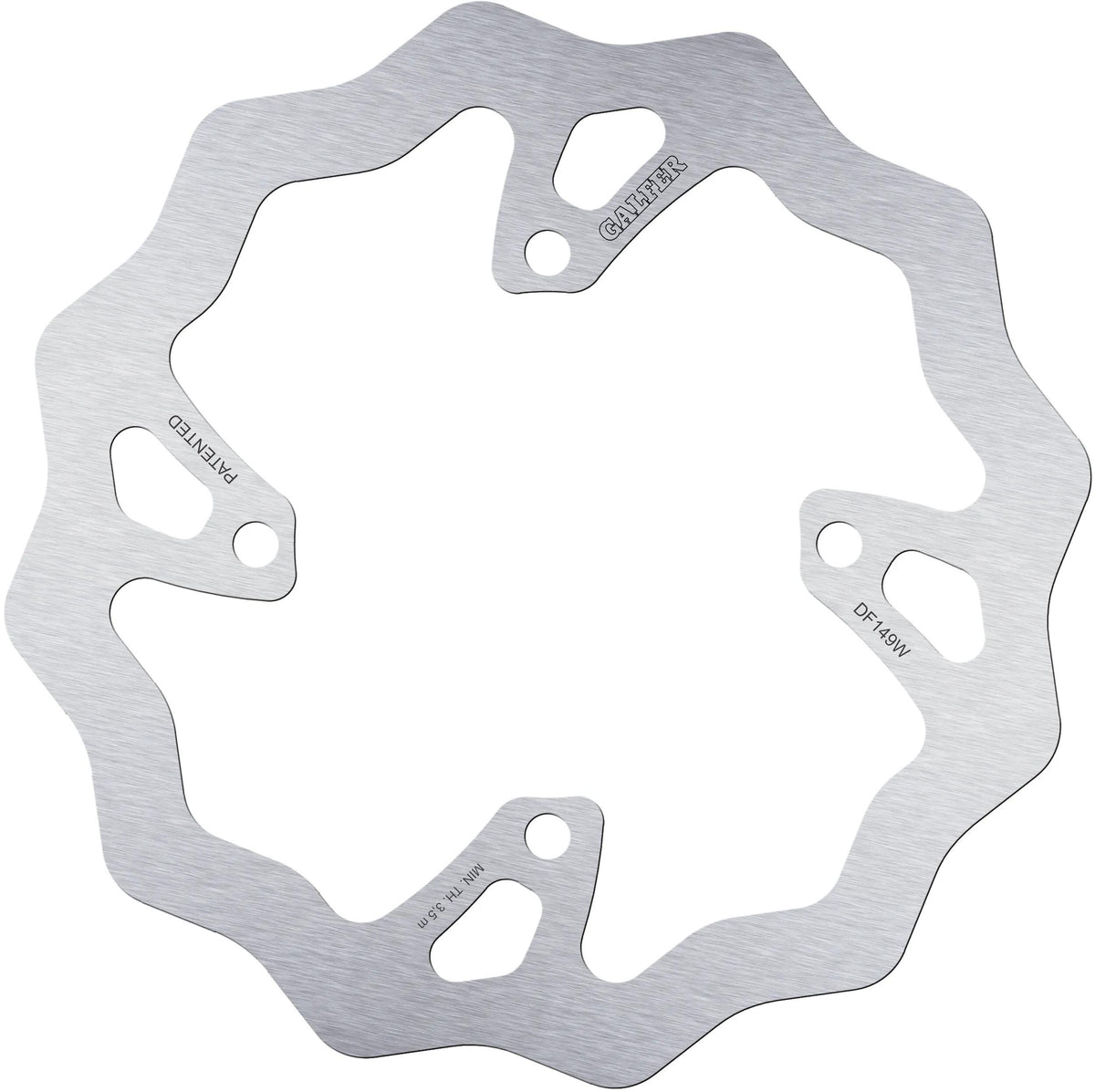 Galfer disque de frein de golf df149 rotor ondulé df149 type w tout-terrain rigide