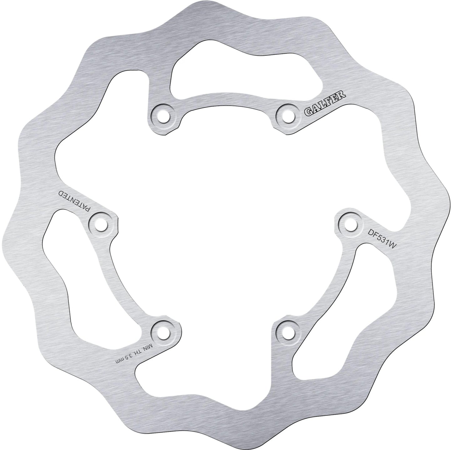 Galfer disque de frein de golf df531 rotor ondulé df531 type w tout-terrain rigide