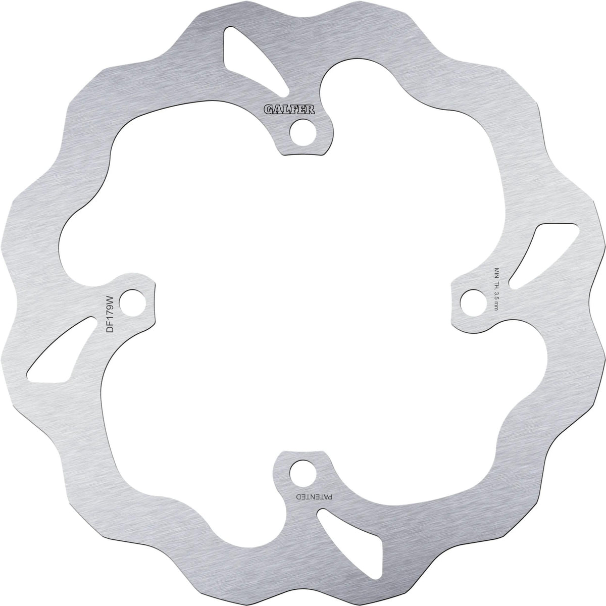 Galfer disque de frein de golf df179 rotor ondulé df179 type w tout-terrain rigide