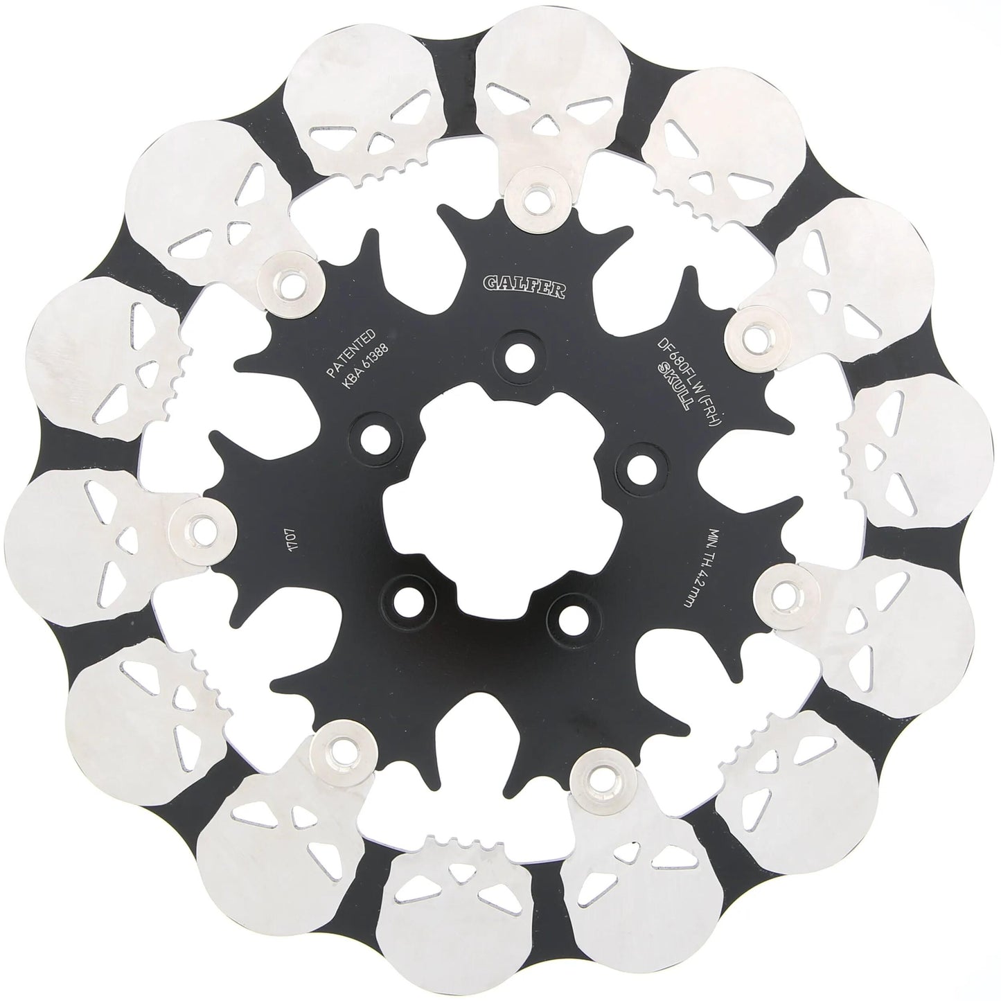 Galfer disque de frein df680 rotor df680 frh crâne flottant