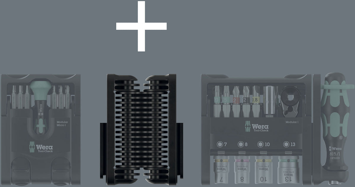 Charnière Wera 9550 pour contrôle d'outils modulaire