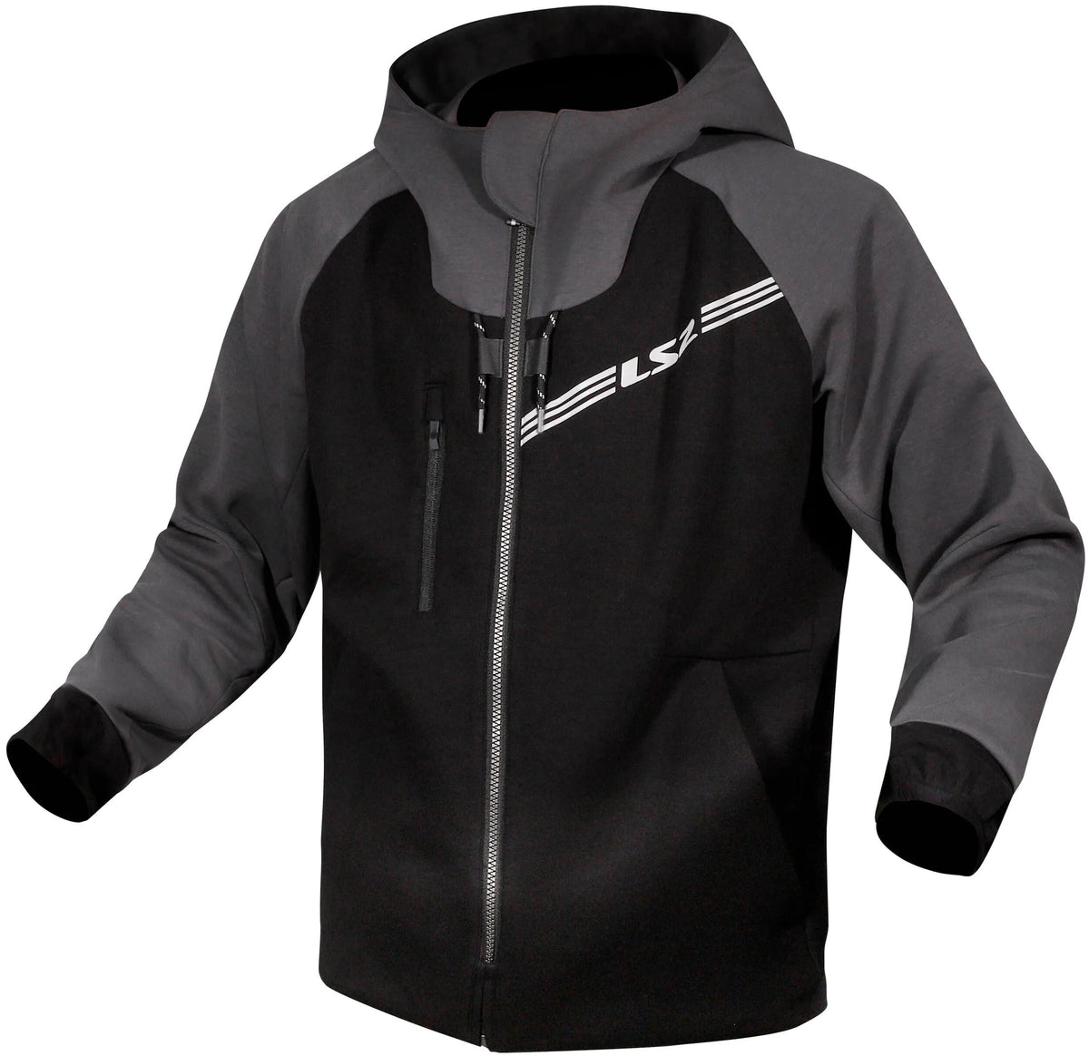 Ls2 veste throttle veste throttle homme noir gris foncé m