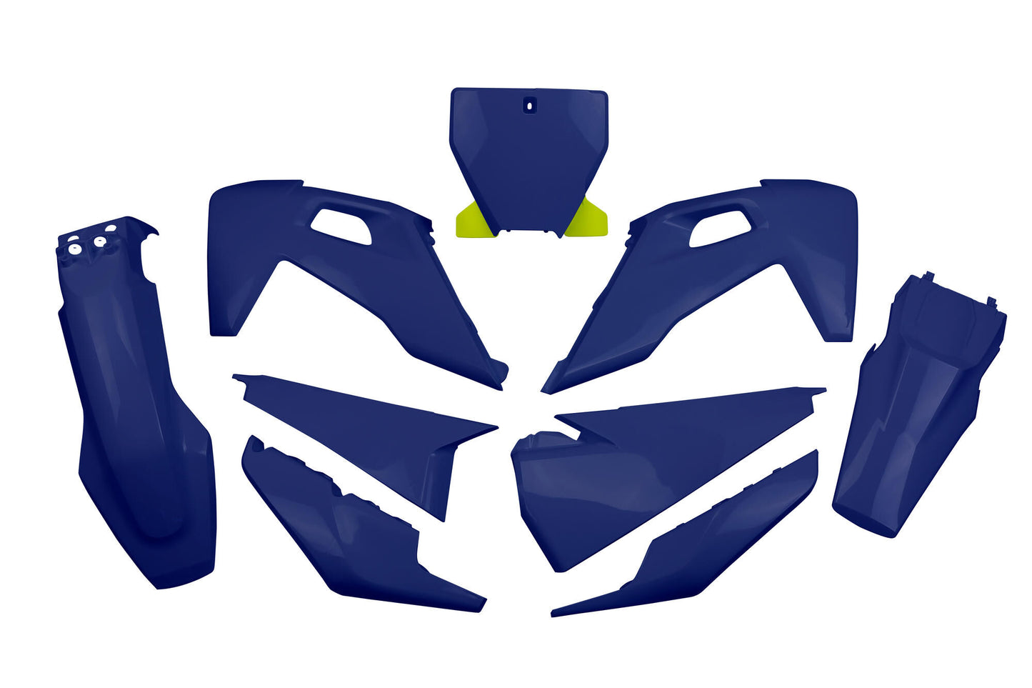 Kit déco carrosserie Ufo plast ufo husqvarna bleu