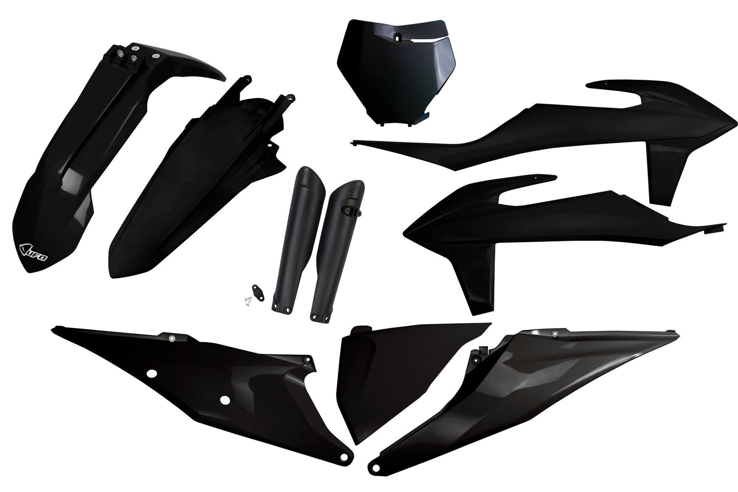 Kit déco carrosserie Ufo plast ufo ktm noir
