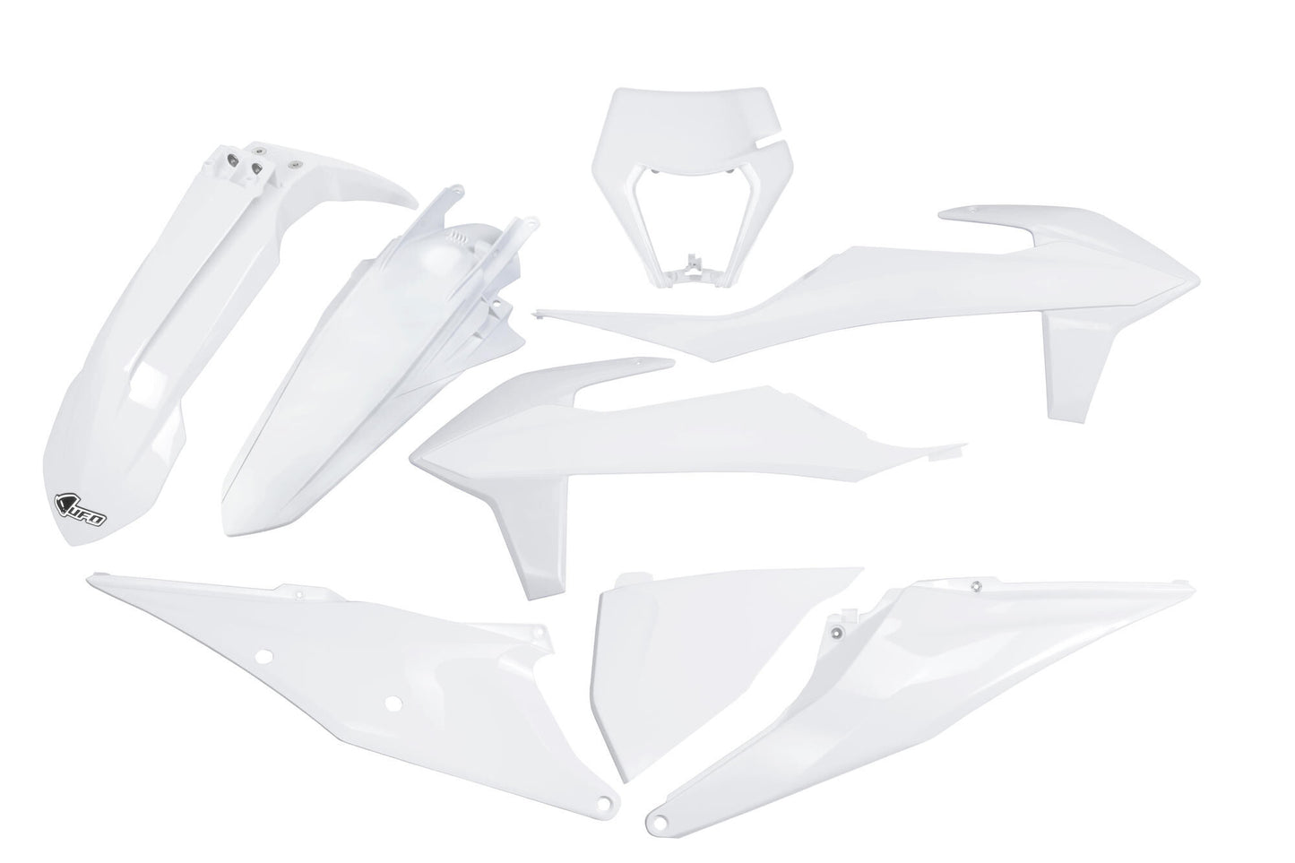 Kit déco carrosserie Ufo plast ufo ktm blanc