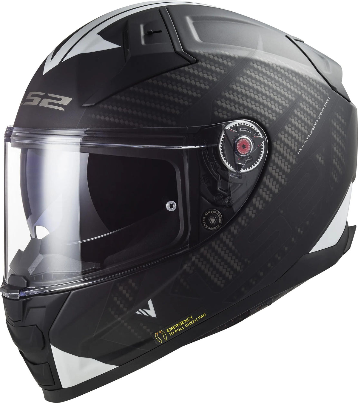 Casque intégral LS2 ff811 vector ii casque splitter ff811 vect. ii spl. xl bl blanc