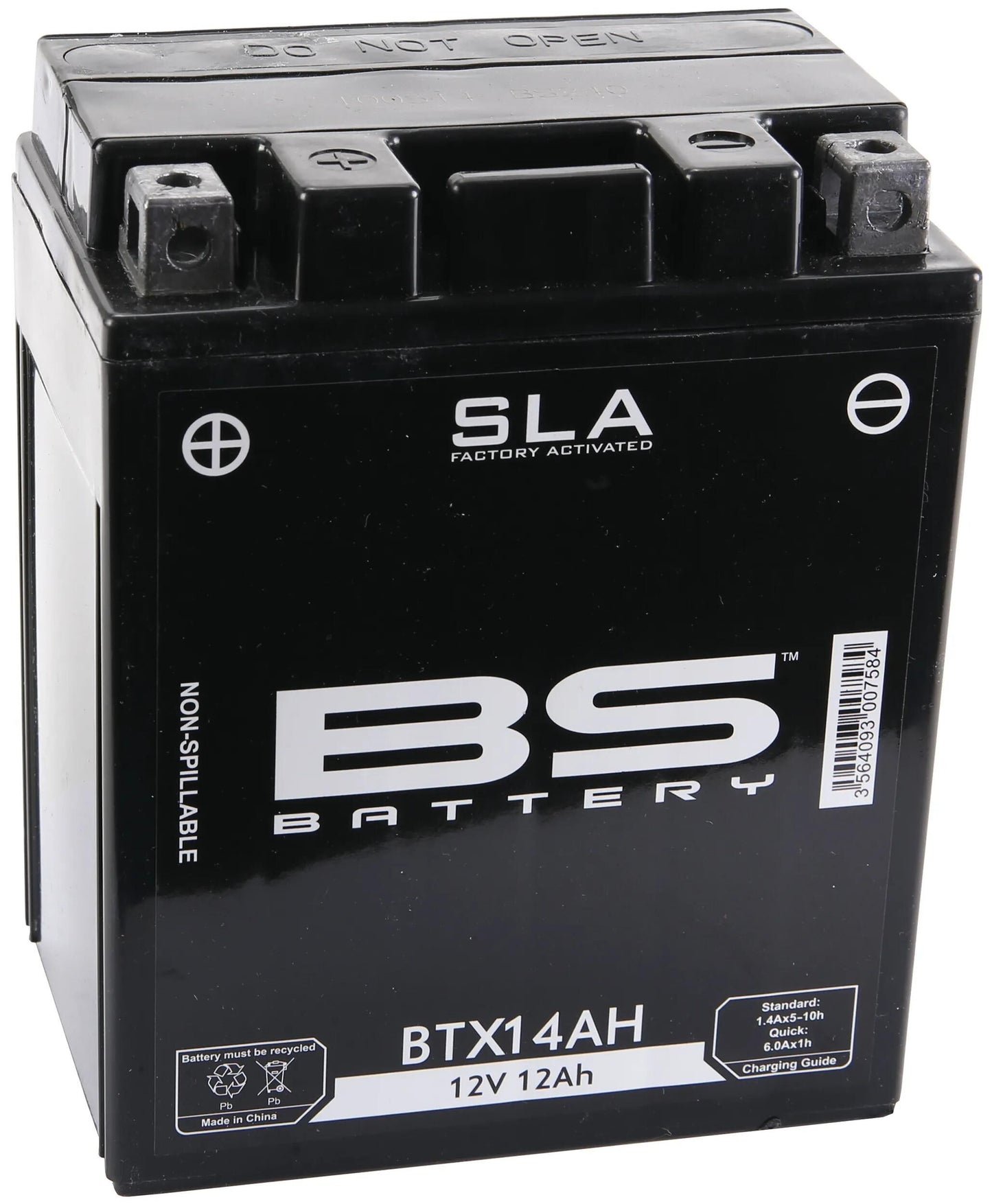 Batterie de batterie BS BTX14AH BS SLA