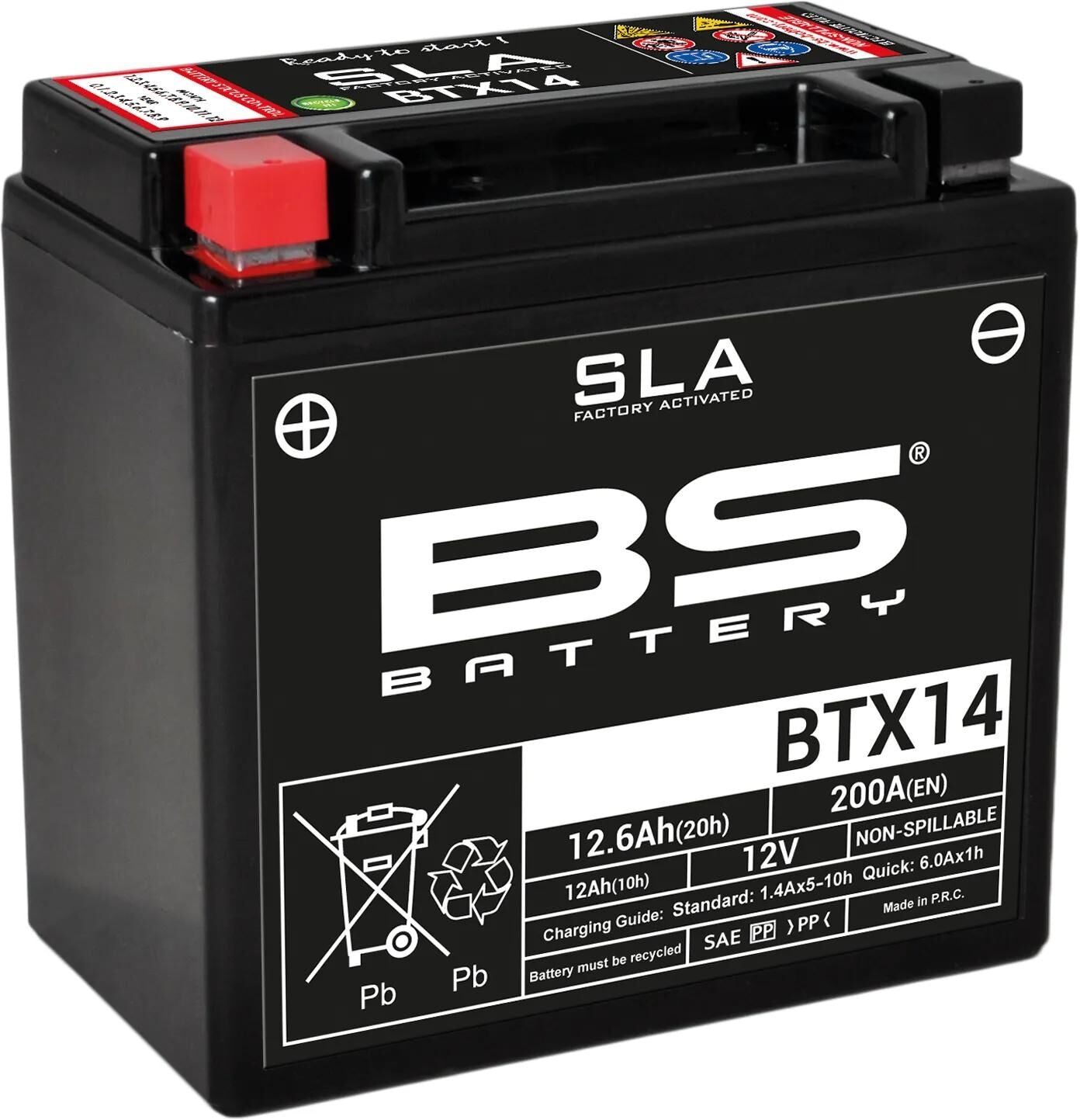 Batterie BS Battery BTX14 BS SLA