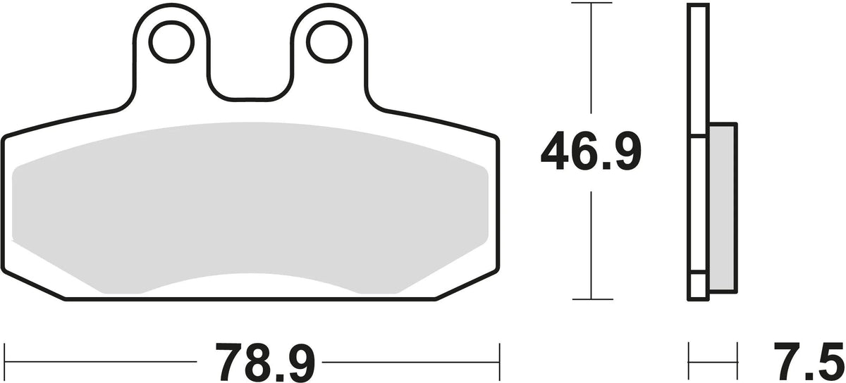 TRW Frein Pad MCB 673 EC Organic