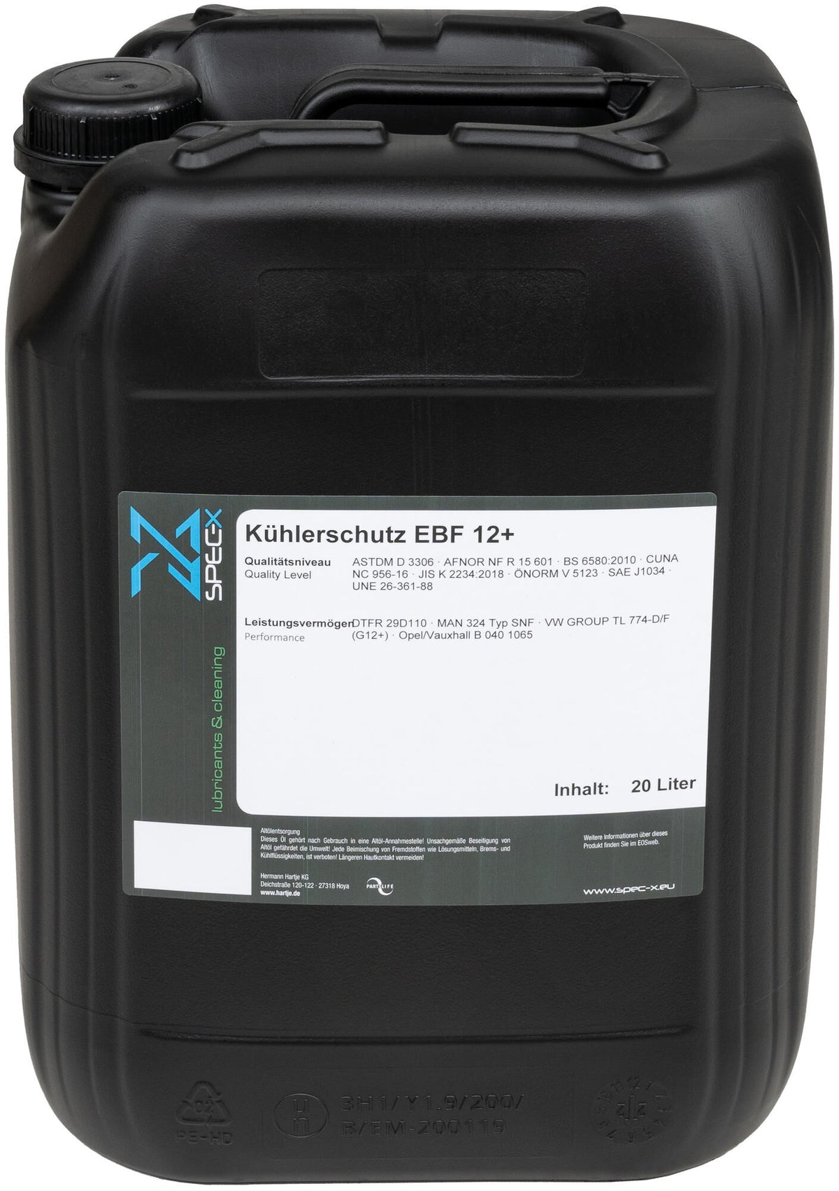 Liquide de refroidissement Spec-X 20L