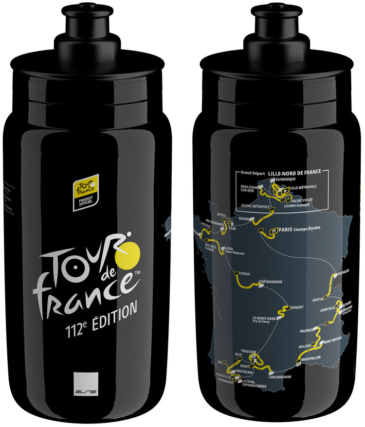 Bouteille d'eau Elite Fly Tour de France Trinkfl. fly tour d e france noir 550ml